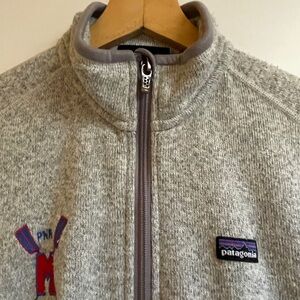 Patagonia Heather Gray Fleece Jacket